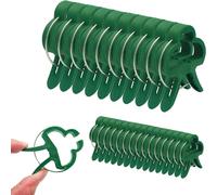 Asfasfq-120 Piezas Clips Para Plantas De Plástico Reutilizables Clip De Jardinería Apoyo Y Conectando Clips De Fijación Para De Jardín Tomateras,Flores,Plantas Trepadoras (60 Pequeñas+60 Grandes)