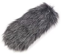 ASFASFq-143 Pare-Vent de Microphone de Fourrure Artificielle pour Rode GO, Couverture de Protection de bloqueur de Pare-Brise Microphone à Fourrure DeadCat pour Microphone de Cravate Rode
