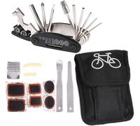 Asfasfq-16 En 1 Trousse D'outils De Vélo, Kit Réparation Vélo Pneu Outil Multifonction Et Kit De Réparation Pour Vélo