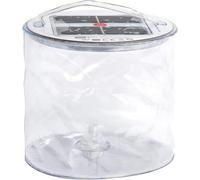 ASFASFq-185953, Save E Lantern White pliable de LED Lanterne à énergie solaire, plastique, transparent, 10.9 x 12,7 x 2,54 cm