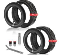 Asfasfq-1pz F3t-M8j 2 Pneus 8.5 Pouces + 2 Chambres À Air 8 1/2x2 Remplacement Pour Scooter Xiaomi M365 1s Pro Pro2 Essential Mi 3 Landau Poussette 8,5'' Roue Avant Arrière De Trottinette 50/75-6.1