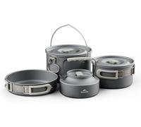 Asfasfq-2-4 & 4-7 Personnes Kit De Batterie De Cuisine De Camping Pour Équipement De Sac À Dos - Réchaud De Camping Portable Et Réchaud De Sac À Dos Compatible - Accessoires De Camping