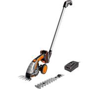 ASFASFq-2 en 1 Set Cisaille à Gazon et Taille-buisson sans Fil, 20V Max 2,0Ah PowerShare, 2 Lames, 1 Manche télescopique, Changement Rapide de Lame, 1 Batterie 2Ah, WG801E.3
