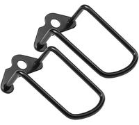Asfasfq-2 Pcs Vélo Dérailleur Arrière Garde, 3.2 ""En Acier De Fer Support De Support De Vélo Réglable Vélo Arrière Chaîne Dérailleur Garde De Protection Pour Extérieur Vélo Vélo De Route