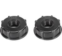 ASFASFq-2 Pièces Adaptateur IBC Bouchon S60x6 - Connecteur de Réservoir IBC 3/4 Pouce - Adaptateur IBC Bouchon s60x6 pour cuve 1000 litres 3/4 Pouce