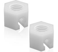 ASFASFq-2 pièces de remplacement de mère compatible avec SodaStream Crystal 1.0 et 2.0, pièce de rechange pour bouchon de vis en blanc, pour raccord de tuyau CO2, compatible avec différents modèles e