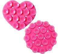 ASFASFq-2 pièces de ventouses pour téléphone Portable, ventouses adhésives en Silicone pour téléphone Portable, Supports de Coque de téléphone Portable, ventouses Rondes pour téléphone Portable