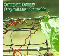 ASFASFq-2 Pièces Filet de Tente de Culture 80 x 80 cm, Filet Soutien Palissage, Filets Elastique Plantes Grimpantes avec 20 Attaches de Câble et 12 Crochets pour Plantes, légumes, Fruits, Fleurs