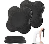 Asfasfq-2 Pièces Yoga Genouillère, 20 X 20 Cm Tapis Yoga Antidérapants Coussin De Genou Pad Bolster Sport Accessoires Yoga Pour Fitness Stretching Protéger Genoux Coudes Cheville