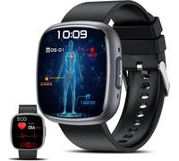 Asfasfq-2025 ¿¿¿+Hrv Montre Connectée Avec ¿¿¿¿É¿¿¿/Imc, 1,75'' Hd Smartwatch Avec Appel Bluetooth, 24h Cardiofrequenceme/Spo2, Moniteur De Sommeil, Appel D'urgence Sos Pour Android/Ios