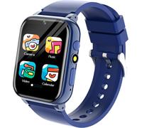 Asfasfq-26 Jeux Montre Connectée Enfant Avec Carte De Formation, Livre Audio, Caméra, Musique, Podomètre Calories Réveil, Papier Peint Multiple Montre Connectée Enfant Cadeau Fille Garçon Jouet 4-12