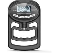 Asfasfq-265 Lbs / 120 Kg Dynamomètre Manuel Grip Strength Trainer-Electronic Handgrip Strength Tester Grip Strengthener, Noir