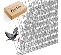 ASFASFq-2M Pic Anti Pigeon, Pique Anti Pigeon en Acier Inoxydable de Haute Qualité, Résistant à la Corrosion, Anti Pigeons pour Balcon, Jardins sur Toit ou Murs D'intimité (8 PCS)