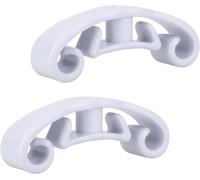 Asfasfq-2pce Poignées Transport Pour Sacs D'épicerie, Support Robuste Et Multi-Usages Avec Poignée Ergonomique Pour Sacs De Courses Seaux Et Autres (Blanc)
