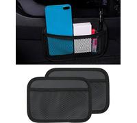 Asfasfq-2pcs Organisateur Coffre Voiture,Rangement Voiture,Organisateur Voiture,Filet Rangement,Vide Poche Voiture,Arrimage Et Rangement Pour Auto,Filet Voiture, Pour Camions,Voitures,Bateaux,Camping