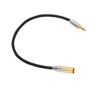 ASFASFq-3,5 Mm Mâle à Mini Xlr 3pin Câble Professionnel Professionnel plaqué 3,5 Mm à Mini Adaptateur Xlr pour le Mélangeur Microphone Camerie Conception professionnelle: 3,5 Mm Mâle à