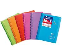 ASFASFq-322601C Un Répertoire à Spirale Koverbook - 9x14 cm - 100 Pages Petits Carreaux - Papier Blanc 90 g - Couverture Enveloppante Polypro - Couleur Aléatoire