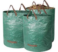 ASFASFq-3x 272L Sac Dechets Verts de Jardin, Sac Jardinage Dechets avec Poignées, Autonome, Imperméable, Sac Jardin durable Résistant à la Corrosion