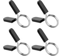 Asfasfq-4 Pcs Pince À Haltères, 30mm Pinces À Ressorts Pour Poids Haltères, Pince Haltere, Pinces À Ressort Pour Barre D'haltères Verrouillage, Fermoir À Ressort Pour Haltères Stop Disque À Ressort