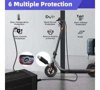 Asfasfq-42v 2a Chargeur Trotinette Electrique,36v Chargeur Universel Batterie De Trottinette Pour Xiaomi M365/1s/Lite/Mi 3/Pro/Pro 2 Et Segway Ninebot Max G30/G30lp/G2/G2d/Es1/Es2/E25/F20d/F30d/F40d
