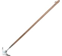 ASFASFq-4582LWH ¿ Binette Ailée à Long Manche ¿ Désherbeur de Précision en Acier Inoxydable pour Espaces Étroits, Terrasses et Graviers, Idéal pour Couper Les Racines des Mauvaises Herbes