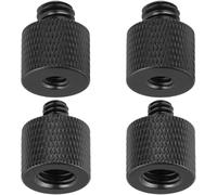 ASFASFq-4pcs Adaptateur de Pied de Micro, 1/4 Mâle à 3/8 Femelle et 3/8 Mâle à 1/4 Femelle Adaptateur Pied de Micro Appareil Photo pour Pied de Microphone Trépied Support d'Appareil Photo