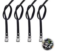 Asfasfq-4pcs Sangle Pédale Vélo,Sangle Pédale Vélo En Nylon,Sangle Courroie Lanière Cale Pied Chaussure Vélo Cycle Home Trainer Vtt Route Fixie Singlespeed Vélo(50 Cm/19,68 Pouces)