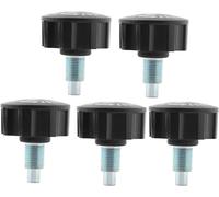 Asfasfq-5 Pièces Bouton De Vis De Serrage, Bouton De Ressort De Goupille De Remise En Forme Poignée De Bouton De Filetage Mâle Pour Machines D'exercice Relâcher L'équipement De Vélo