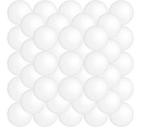 Asfasfq-50 Balles De Ping-Pong Blanches Pour Beer Pong, Jeux, Tennis De Table, Jeux À Boire & Fêtes - 40mm - Solides, Robustes, Légères - Anniversaires, Carnaval, Halloween, Noël
