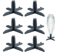 Asfasfq-6 Pièces Égouttoir Biberons Pliable, Égouttoirs Pour Bouteilles,Seche Biberon Bebe Compatible Avec Carafe En Verre Sodastream Et Bouteille Sodastream Verre (Gris)