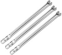 ASFASFq-62752 49,5 cm Kit de Tube de brûleur de pour Les barbecues à gaz Weber Genesis série 300 (2011-2016), Genesis E310/320/330 S310 S320 S330 avec Bouton de Commande Avant, Acier Inoxydable 304