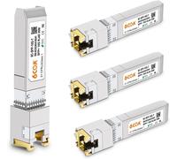 ASFASFq-6COMGIGA Lot de 4 émetteurs-récepteurs SFP+ 10GBase-T SFP+ RJ45 en cuivre pour Cisco SFP-10G-T-S, Ubiquiti UF-RJ45-10G, Netgear, D-Link, Supermicro, TP-Link, jusqu'à 30 m
