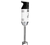 ASFASFq-8576 Chef Mixx Pro, Mixeur plongeant professionnel, 2 vitesses, 4 accessoires, 700 W, Fabrication française, Blanc/Inox