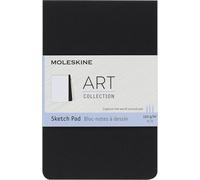 Asfasfq-9 X 14 Cm Pocket Size Art Sketchbook, Paper For Pencils, Charcoal, Pens, Fountain Pens And Markers Soft Cover, Colour Black, 48 Pages