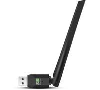 ASFASFq-Adaptateur Bluetooth 5.0 + 650 Mbit/s WiFi Stick Bluetooth Dual Band 2,4 GHz/ 5 GHz, compatible avec Windows XP/Vista7/8/8.1/10/11/Mac OS 10.9-10.15, dongle Bluetooth pour souris, clavier, ca