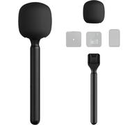 ASFASFq-Adaptateur de micro universel pour Rode Wireless GO II, Wireless GO/Me/Pro, DJI Mic, Synco, Hollyland ¿ Poignée de microphone d'entretien avec housse de micro en mousse pour la plupart des mi