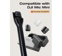 ASFASFq-Adaptateur de microphone portable avec kit de mousse pour Dji Mini Mic, support de microphone sans fil pour microphone sans fil, adaptateur de microphone portable, pour Dji Mini Mic