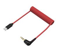 ASFASFq-Adaptateur de microphone USB C vers TRS 3,5 mm compatible avec microphone sans fil Rode Wireless GO 2/ME/Pro, Hollyland Lark M1/M2/150/MAX/MAX Duo DAC, câble spiralé pour Android iPhone 15/16