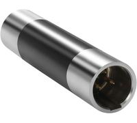 ASFASFq-Adaptateur d'extension mini XLR mâle vers mini XLR mâle plaqué or, prise mini XLR 3 broches vers mini prise XLR, coupleur de connecteur de microphone équilibré, pour microphone sans fil à r