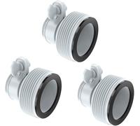 ASFASFq-Adaptateur Piscine Type B, 3Pcs Adaptateur De Tuyau De Piscine pour piscines INTEX, Adaptateur de Tuyau de Rechange pour Pompes pour tuyaux de 32mm et 38mm