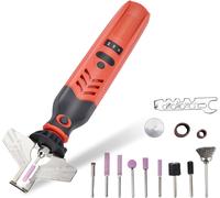 ASFASFq-Affuteur Chaine Tronçonneuse Sans Fil, Kit D'affûtage De Tronçonneuse électrique USB, Affûteuse De Scie à Chaîne Sans Fil à Main Rechargeable Outil D'affûteuse Pour Chaîne De Tronçonneuse Por
