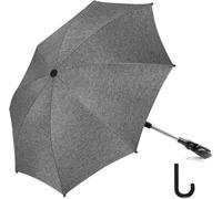 Asfasfq-Aileepet Ombrelle Universelle Pour Poussette Et Landau Anti Uv 50+ Diamètre 73cm Avec Une Poignée Parapluie - Gris