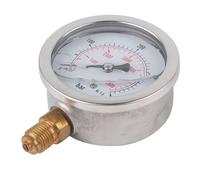 ASFASFq-Akozon Hydraulic Pressure Manometer Outil Mesure de Mètre Pression d'eau hydraulique, 0-400BAR 0-5800PSI G1/4 Cadran de Mesure de Pression Hydraulique de 63mm