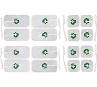 Asfasfq-All Body Set De 16 Électrodes (8 Électrodes 50x50mm + 8 Électrodes 50x100mm) Compatibles Avec Toutes Les Marques D'électrostimulateurs Avec Fiche De 2 Mm, Pas Besoin De Gel, Qualité Supérieur