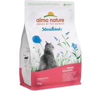 Asfasfq-Almo Nature Holistic Functional Sterilised Au Saumon Frais. Croquettes Pour Chats Castrés/Stérilisés 2kg