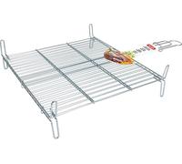ASFASFq-ALPGRILL ¿ Double Grille pour Barbecue de 50 x 50 cm