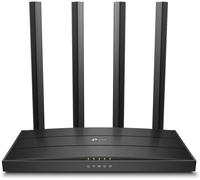 ASFASFq-Archer C6 Routeur WiFi, Bi-Bande AC1200Mbps, 5 Ports Gigabit, 867Mbps à 5GHz et 400Mbps à 2.4GHz, Mode Point d'Accès, Sécurité Avancée avec WPA3, MU-MIMO, EasyMesh, IPv6, Brancher et Utiliser