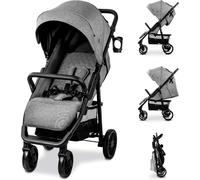 Asfasfq-Asalvo Ness 2 Poussette Pour Bébé, Poussette Avec Dossier Inclinable, Poussette Urbaine, Harnais 5 Points, Spf50+, Grande Capote Avec Fenêtre, Maniable Et Sécurité Maximale Jusqu'à 24 Kg