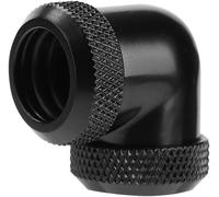 ASFASFq-ASHATA Richer-R Tube de coude à 90 degrés,14mm OD G1 / 4 DIY Coude à 90 degrés pour Tuyau Double connecteur de Tube de Tuyau Rigide Refroidissement par Eau-Liquide(Noir)
