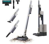 ASFASFq-Aspirateur Balai sans Fil avec Base de Vidange Scoba 2100 Station. 210W, Moteur Numérique Brushless, Pression d'Aspiration 20kPa, Autonomie 40 Min, 2 Modes, Brosse Jalisco, Accessoire 2 en 1.
